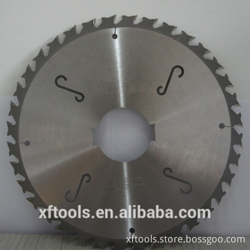 Hukay saw blade used on multi blade rip saw